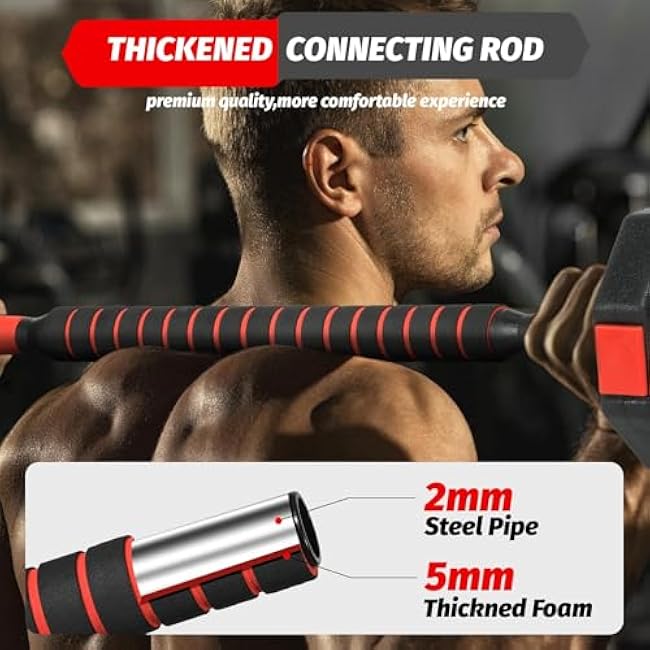 Adjustable Dumbbells, 44/66/88Lbs Free Weight Set with Connector, 4 In1 Weight Dumbbell Set Used As Kettlebells, Barbell, Push Up Stand, Fitness Exercise for Home Gym Suitable Men/Women