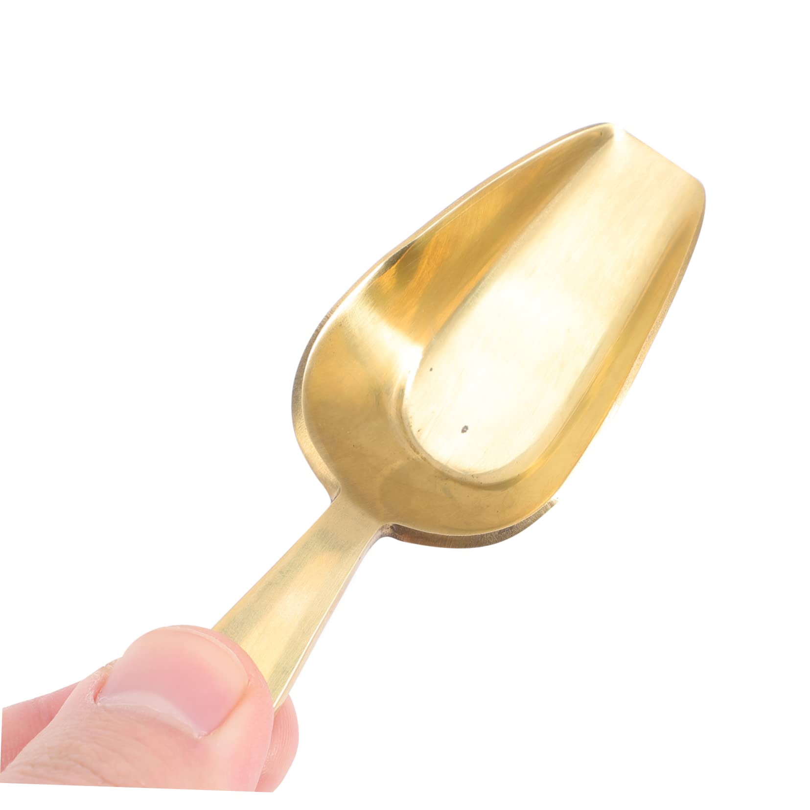 Hohopeti 3piezas Cuchara De Té De Latón Para Infusiones Utensilio Práctico y Elegante Para Té y Café Accesorio De Cocina Miniatura Para y Uso Diario
