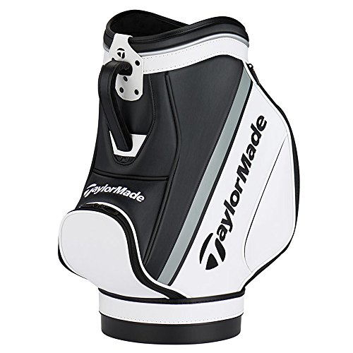 TaylorMade Den Caddie New Black White Gray Storage Caddie Synthetic Leather