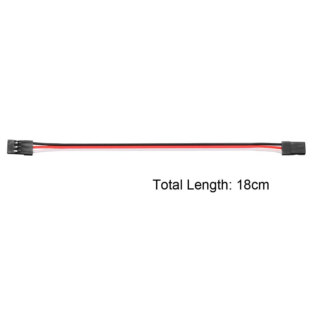 20-teiliges Set Servo-Verlängerungskabel – 3-Pin Stecker Auf Buchse, 10cm & 15cm, Für Modellbau, RC-Autos & Flugzeuge (kompatibel Mit Futaba/JR)