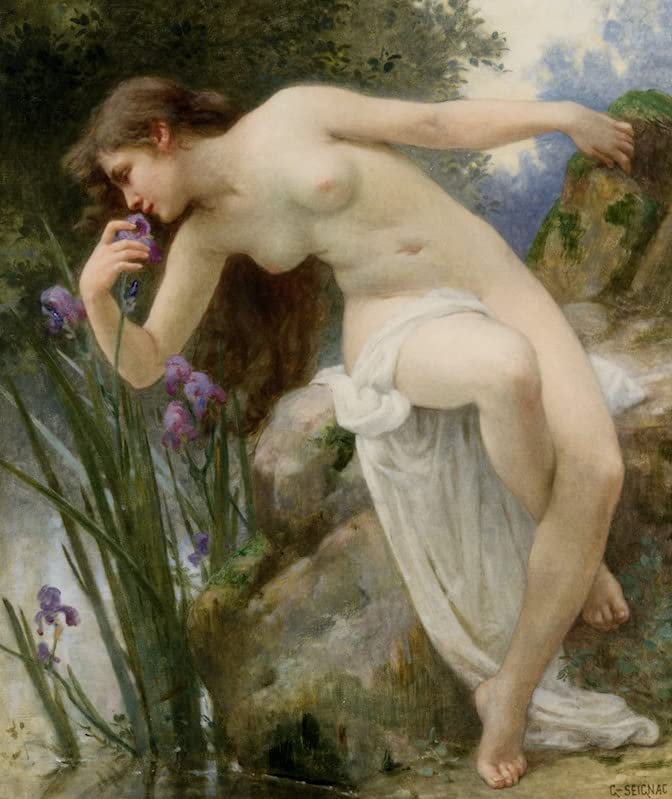 Art Mural Iris parfumé de Guillaume Seignac Moderne Poster Graffiti 60x90