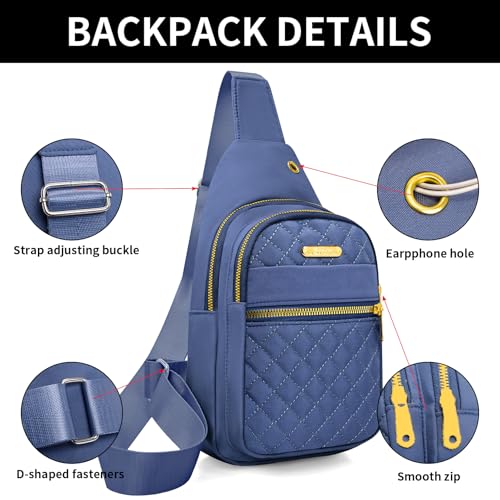 Image of Aisijimo Small Sling Bag For Women Men Casual Crossbody Sling Backpack | Small