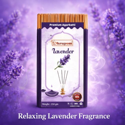Image of 1 Kg Agarbatti Combo Pack, Kevda Lavender Panghat Mogra Incense Sticks, 250gm Each Pack, Long Lasting Fragrance for Pooja & Home