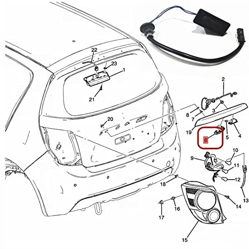 Bouton d'ouverture de coffre bloqué solution avec l'interrupteur Sonic berline 96940890