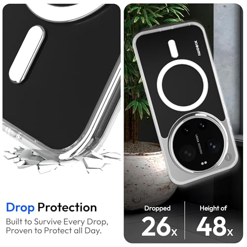 Image of KAPAVER Essential Back Cover Case Compatible with Xiaomi 17 Ultra - Magnetic Clear (PC+TPU) (Xiaomi 17 Ultra - Magnetic Clear)