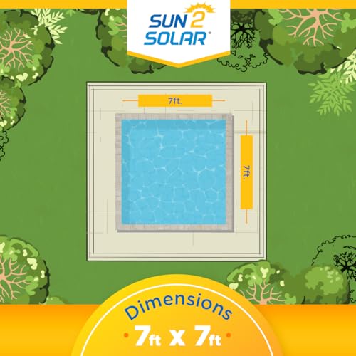 Cobertor Solar Cuadrado 7x7 ft Sun2Solar 1200 Series miniatura 5