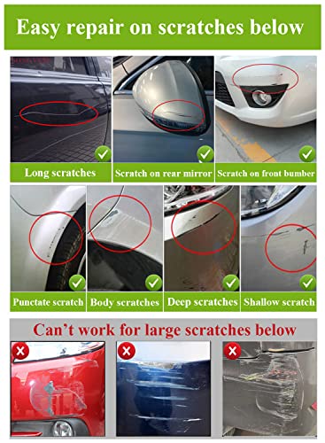 Songven Car Touch Up Paint For Tesla Series Paint Repair Kit Pearl White For Tesla Pearl White Touch Up Paint (Pearl White) #TOP2