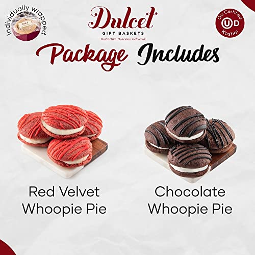 Dulcet Gift Baskets Happy Birthday Chocolate and Red Velvet Whoopie Pie Assortment Gift Tin - Great Gift for All Ages - Women, Men, Grandparents, BFFs, Coworkers. - Image 6