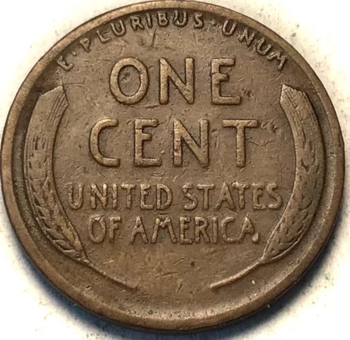 1912 P Lincoln Wheat Cent Penny Very Good