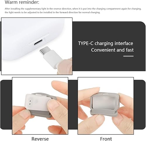 Miniatura 5 de OM5 Fill Lihgt, luz de video LED mini caja de carga bidireccional iluminación de fotografía para OM 5, OM 4, accesorios OM 4SE, tres colores Vlog luz