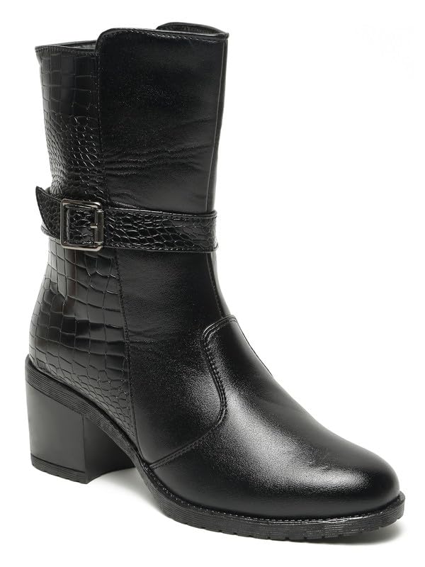 valiosaa Women Fashion Casual Boot || High Ankle Heel for Girls And Women's || Boot-picture-21