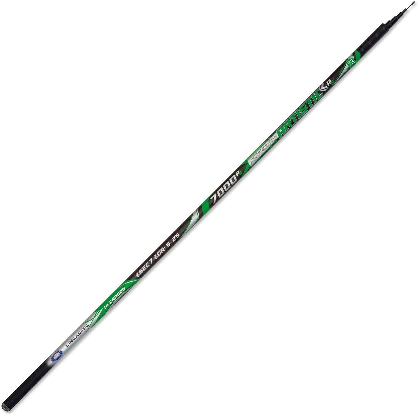 CANNA FISSA CARBONIO PESCA GALLEGGIANTE MARE FIUME LAGO METRI 7-8 - 9-10