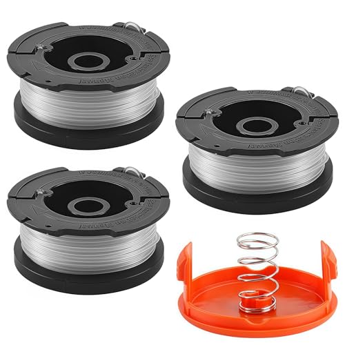 Oryzium 3pcs Strimmer Spool Replacement AF-100 Grass Trimmer Wire