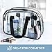 Clear Bag Stadium Approved Great for Work, Events, Use for Lunch or Cosmetics and Accessories 11