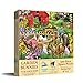 SUNSOUT INC - Garden Bunnies - 500 pc Jigsaw Puzzle by Artist: Lori Schory - Finished Size 18