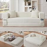 canapé angle convertible beige Confort optimal avec mousse haute densité​ : Ce sofa compressé est conçu avec une mousse haute densité pure pour un maintien ferme et durable. La structure robuste et le fond antidérapant assurent une grande stabilité. Parfait pour vous détendre, lire ou regarder un film dans votre salon ou chambre.