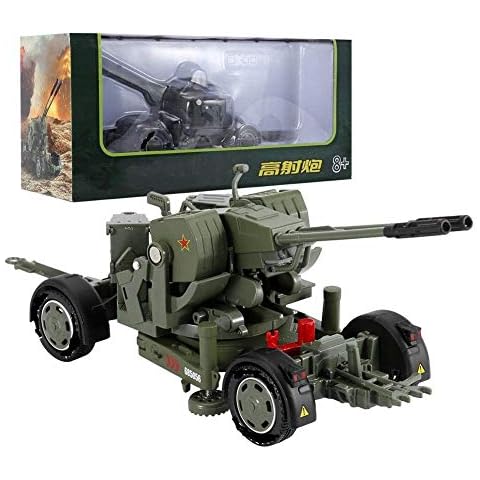 Zerodis Legierung militärische Ausrüstung Spielzeug simuliert Druckguss luftabwehrwaffe Modell Spielzeug für Kinder Outdoor Spielzeug Cover