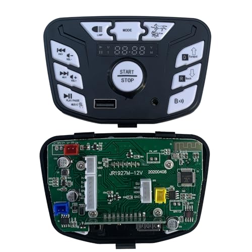 JR1927M-12V Children's Electric Vehicle Central Control, with Music Playback, Power Supply, Forward and Backward Functions,Stroller Ride On Car Replacement Parts