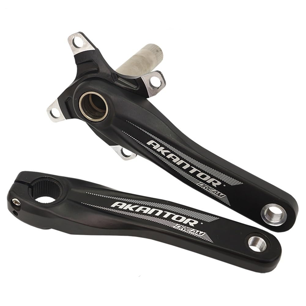 ZXGSXIOU Bike Left Right Crank Arm Set 170mm 104BCD Aluminium Hollow Intrgrated Bicycle Crankarm Crankset For Mountain