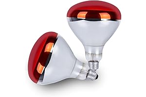 250 Watts Heat Lamp Bulbs for Chickens, Incubators, and Pet