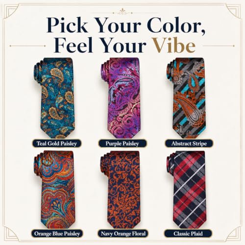 Image of WeiShang Neckties for Men, Classic Formal Tie