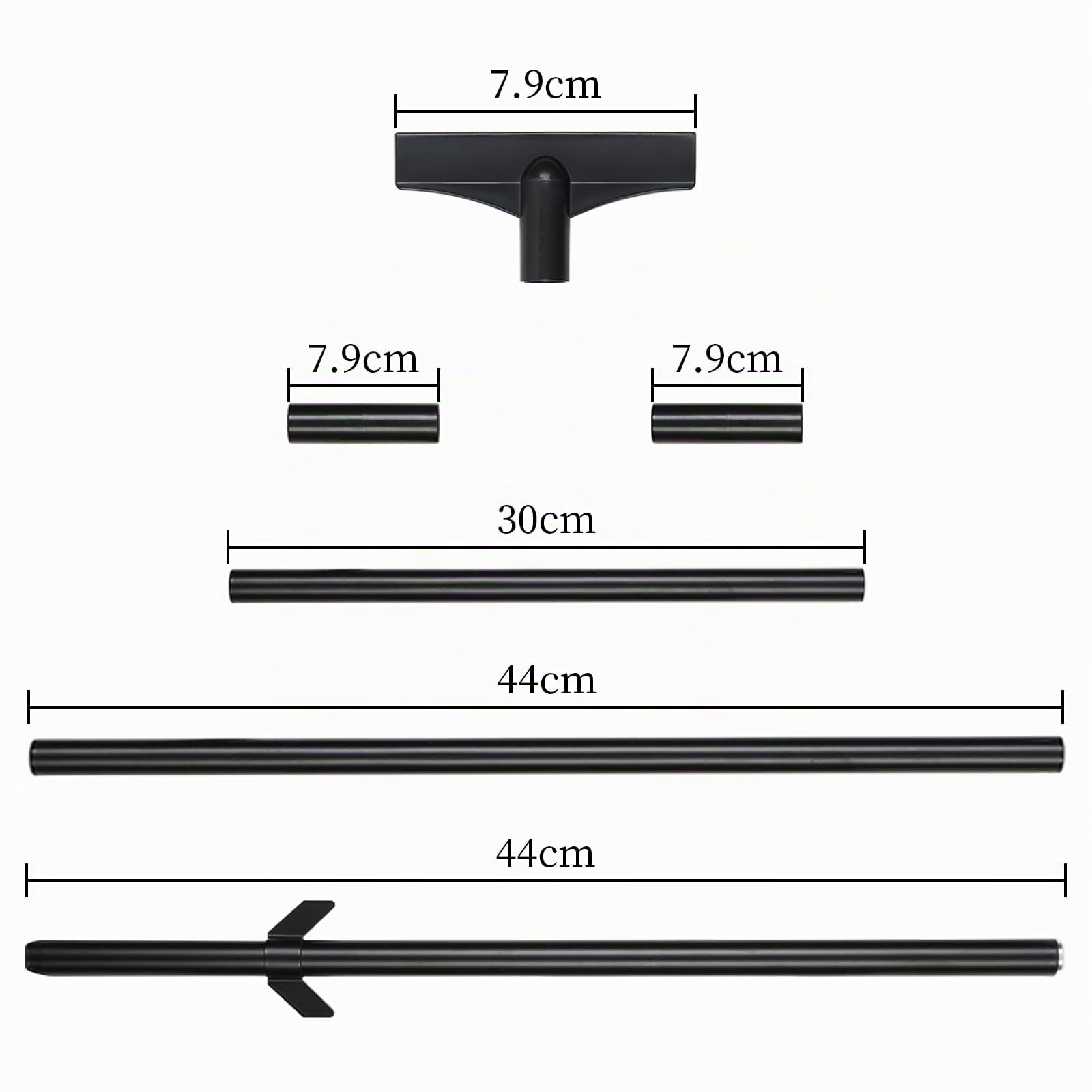 122 cm postes de señalización para señales, 2 unidades, color negro, resistente al agua, soporte para señales de patio, estaca de metal para jardín, patio, césped, solo para carteles de