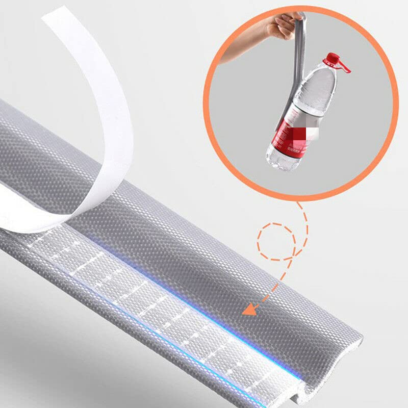 40m Ventanas Tira De Sellado Insonorizado Autoadhesivo Espuma Acústica Puerta Corredera Ventanas Tira De Sellado Cinta De Separación De Clima-Blanco,30m