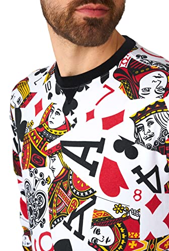 Opposuits Men's Sweater - Perfect for Parties - Retro Outfit - with Long Sleeves - Long Sleeve - Crew Neck4