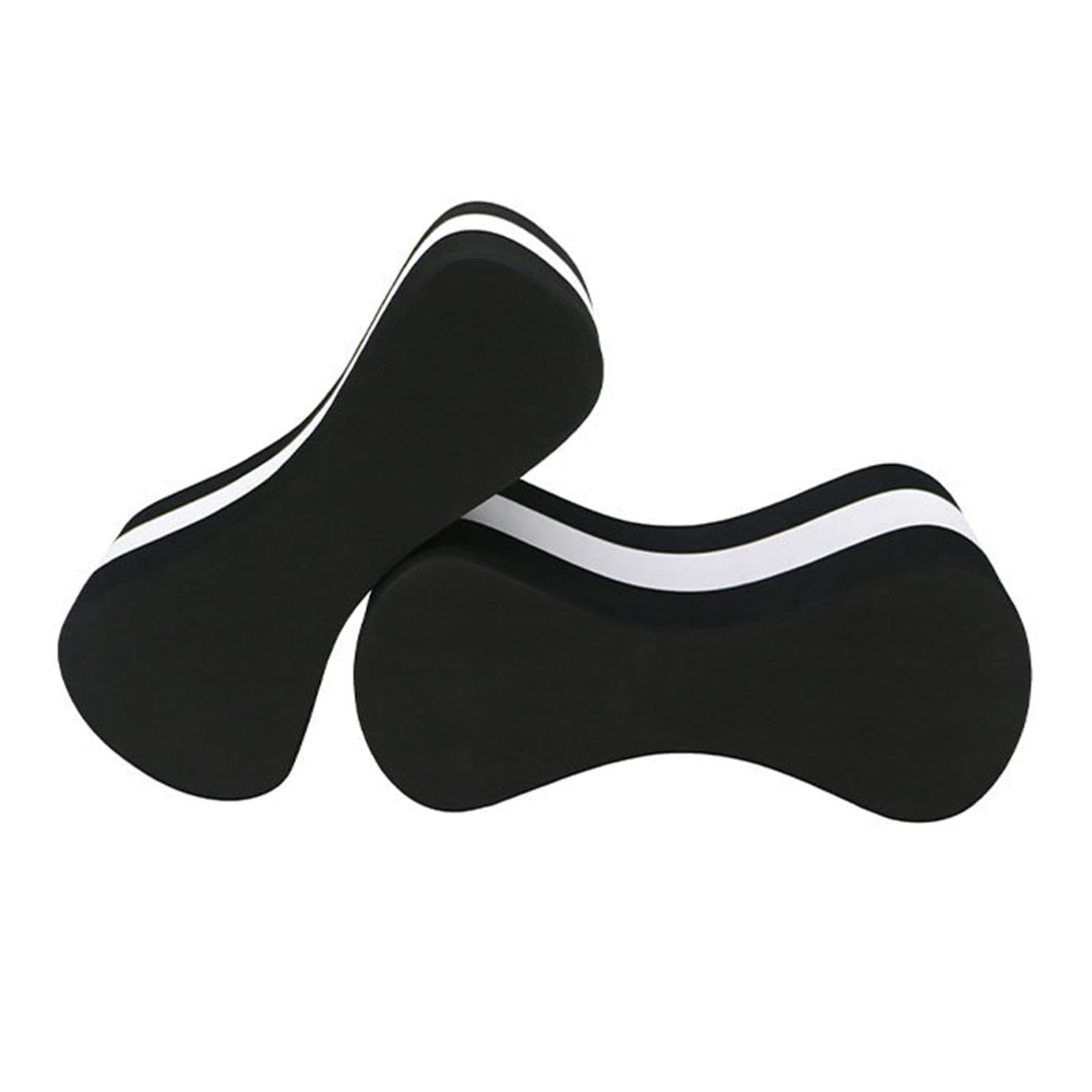 B Baosity Swimming Pull Buoy,Leg Float Kickboard,Accessories Buoyancy,Floating Pool Training Aid,Swim Leg Buoy for Adults,Sports, Style B, Black and White