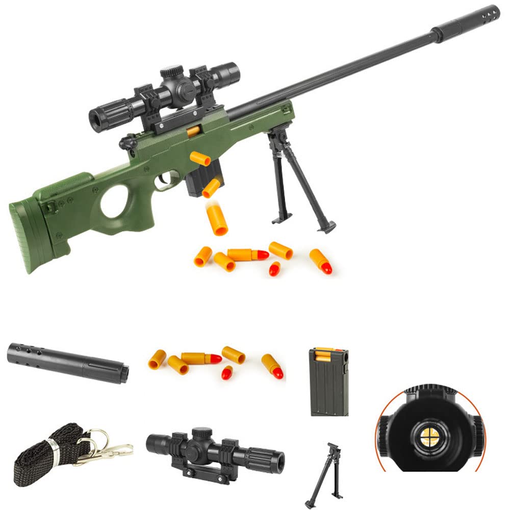 Buy Sniper Foam Bullet, Manual AWM Sniper , Throw Bullet Shell Action