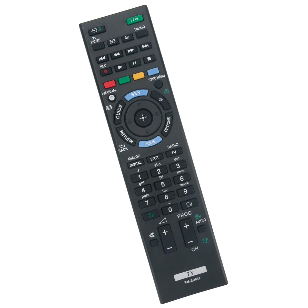 VINABTY RM-ED041 Telecomando di ricambio compatibile con Sony TV KDL-32RD435 KDL-40RD455 KDL-60NX7209 KDL-32EX720 KDL-32EX728 KDL-37EX725 KDL-40EX726 KDL-40NX720 KDL-40R483B KDL-40R485B KDL-46EX525