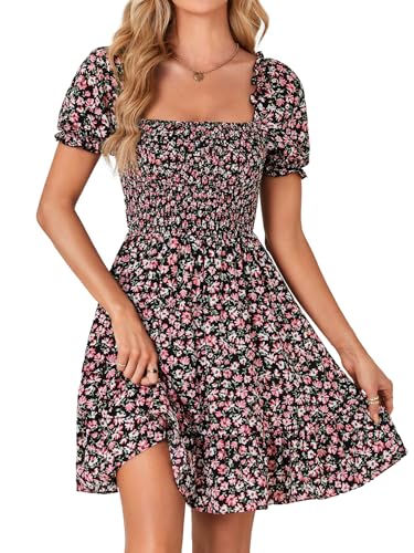 Image of Rooscier Women's Summer Boho Mini Dress