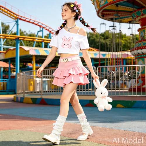 Image of Junely Leg Warmers for Women Kawaii Leg Warmer Cute Legwarmers Lolita Harajuku Gyaru Japanese Accessories