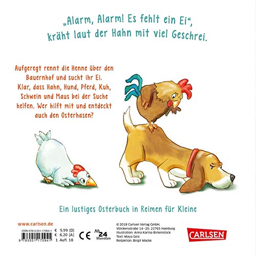 Auweiowei, wo ist mein Ei?: Pappbilderbuch ab 2