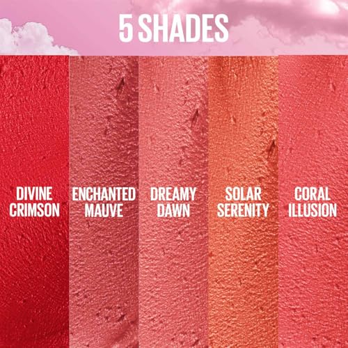 Image of Maybelline Cloudtopia Cheek & Lip Mousse Blush | Lightweight, Pigmented Mousse in Coral Illusion, 5g