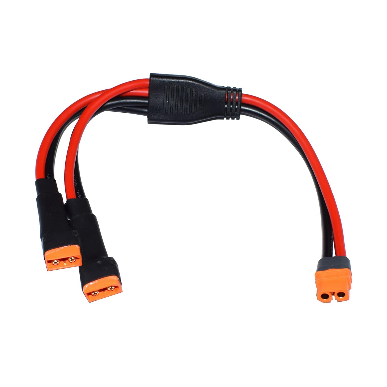Tsophreniq Women's Multicolor To Double Male Connectors Adapters Y Splitters Cable Replacement For Stable Power Transmission Enduring To Double Male Connectors Adapters