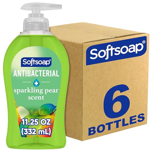 image for Softsoap Antibacterial Liquid Hand Soap, Gentle Clean, Sparkling Pear 