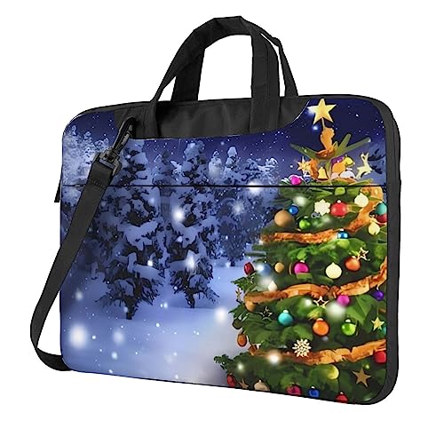 Sac ordinateur portable pour le bureau et les déplacements motif Noël