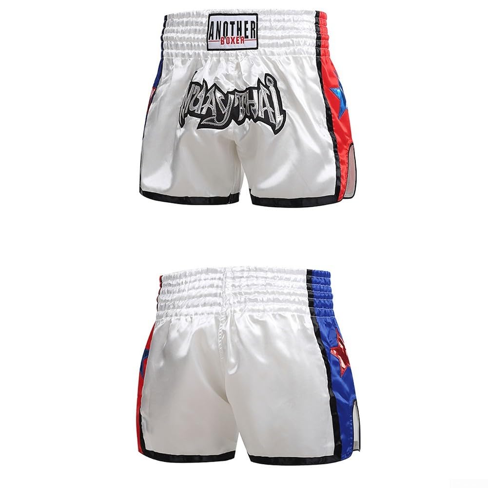 Pantaloncini da boxe funzionali unisex per MMA e Muay Thai, vestibilità comoda per vari allenamenti