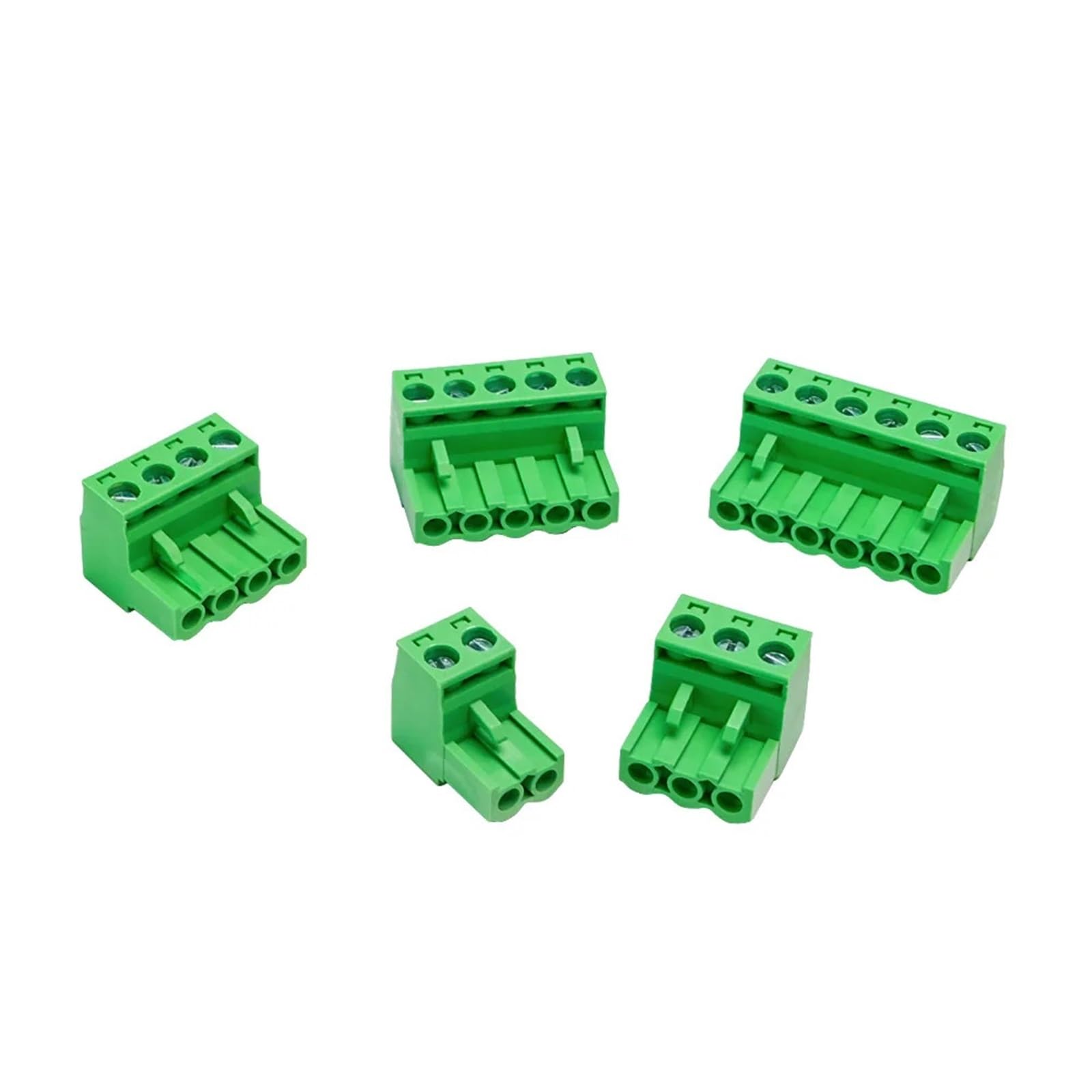 Lot de 10 borniers à vis mâles 2EDGK 5,08 mm for PCB, 2P, 3P, 4P, 5P, 6P, 7P, 8P, 9P, 10P(Male Connector 7P)
