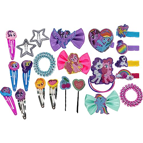 My Little Pony - Townley Girl Hair Accessories Kit|Gift Set For Kids Girls|Ages 3+ (22 Pcs) Including Hair Bow, Coils, Hair Clips, Hair Pins And More, For Parties, Sleepovers & Makeovers #TOP5