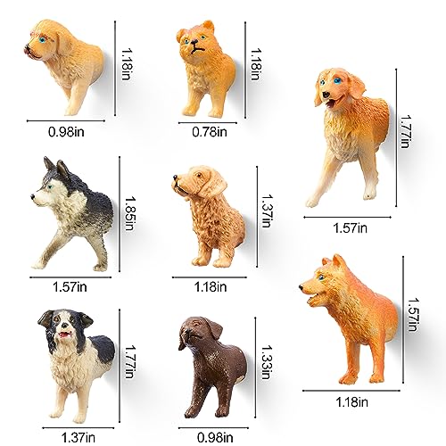 Imanes Decorativos en Forma de Perro Set 8 Piezas miniatura 2