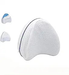 Almofada Ortopédica para Pernas e Joelhos | Travesseiro Ortopédico com Espuma Viscoelástica | Alívio de Dores nas Costas, Quadril, Ciática e Gravidez | Suporte Ergonômico para Dormir