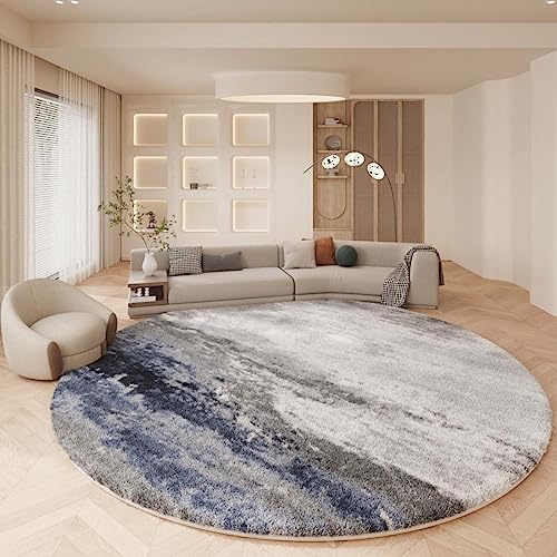 Grand tapis rond moderne résistant et absorbant pour protéger le sol - 2