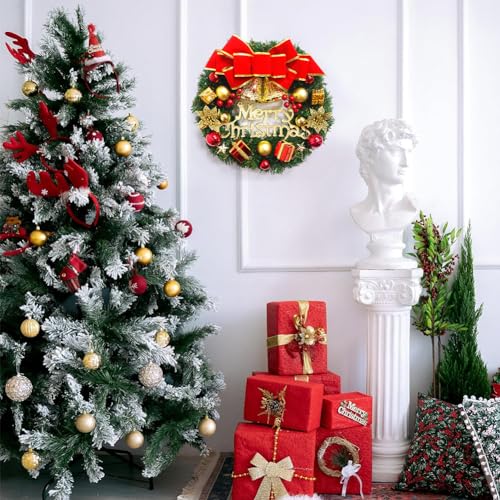 IOSCDH Ghirlanda di Natale Artificiale Christmas