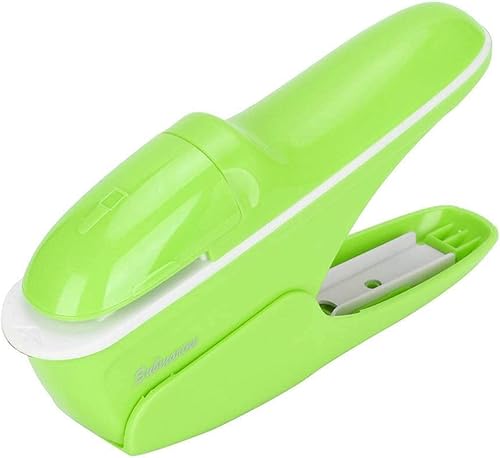 Miniatura 9 de Grapadora sin grapas, sin grapas, grapadora manual sin grapas con diseño de estructura que ahorra mano para oficina, escuela, mango cómodo, fácil de