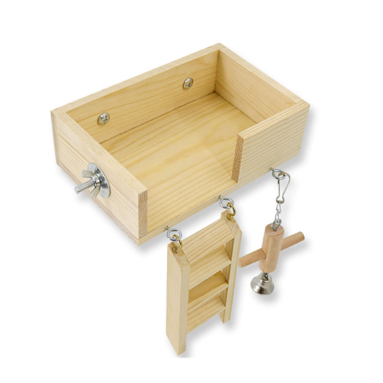 Supporto Per Pappagallo Per Uccelli Pappagallo Portatile Multifunzione Supporto Per Pappagallo In Legno Parco Giochi Per Uccelli Palestra Con