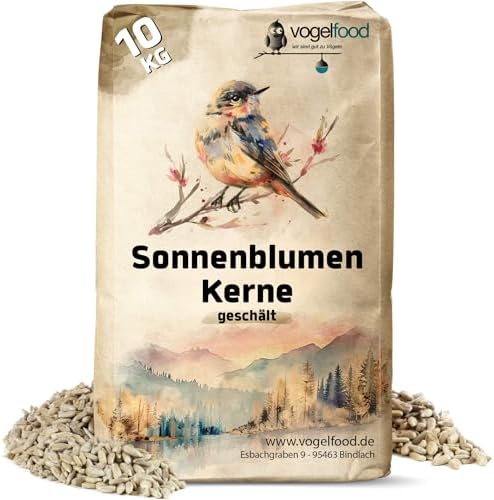 5kg Geschälte Sonnenblumenkerne - Vogelfutter Für Wildvögel
