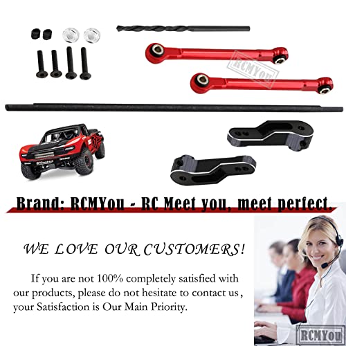 Rcmyou Front Sway Bar Rc Car Anti-Sway Bar Anti-Roll Mount Upgrade Parts For 1/7 Traxxas Rc Unlimited Desert Racer,Steel #45 Front Sway Bar Hop Ups #TOP4