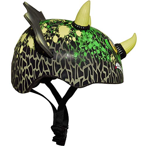 Raskullz boys Rex Helmet, T-Chopz Black, Ages 5 US